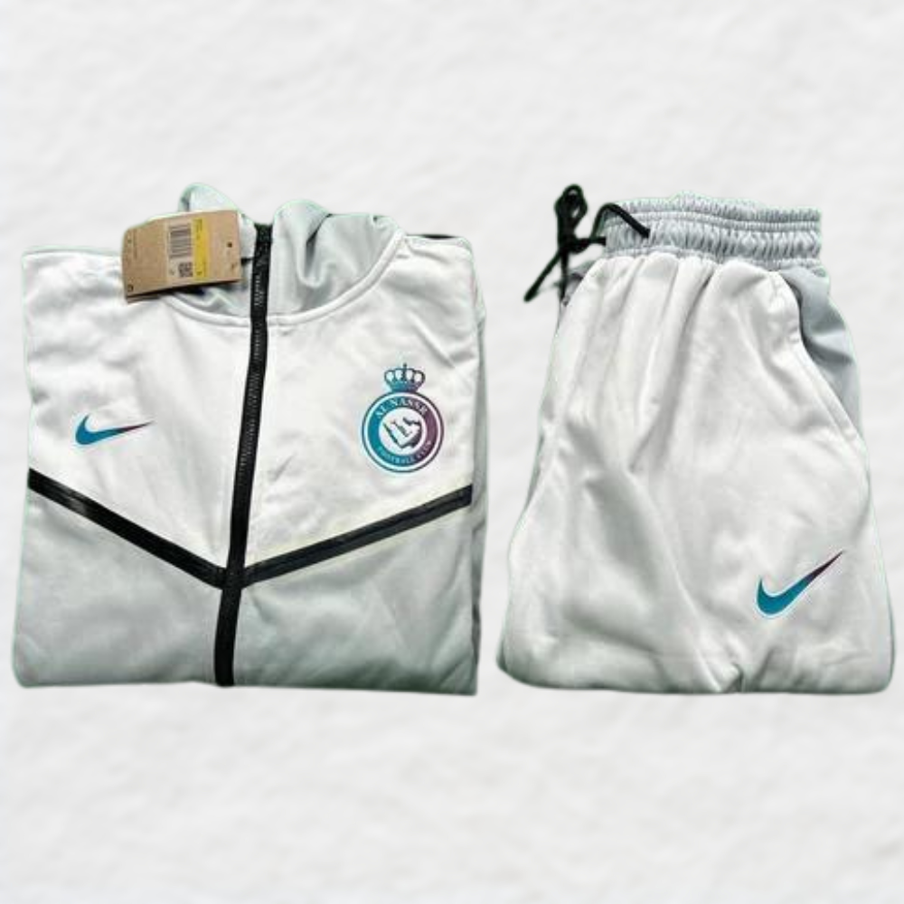 AL-NASSR 2024/25 WHITE-GREY TECHNICAL TRACKSUIT