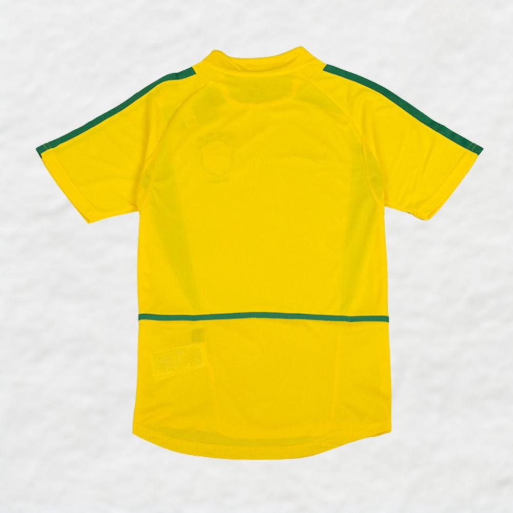 BRAZIL 2002 HOME RETRO SHIRT - CLEAR OUT