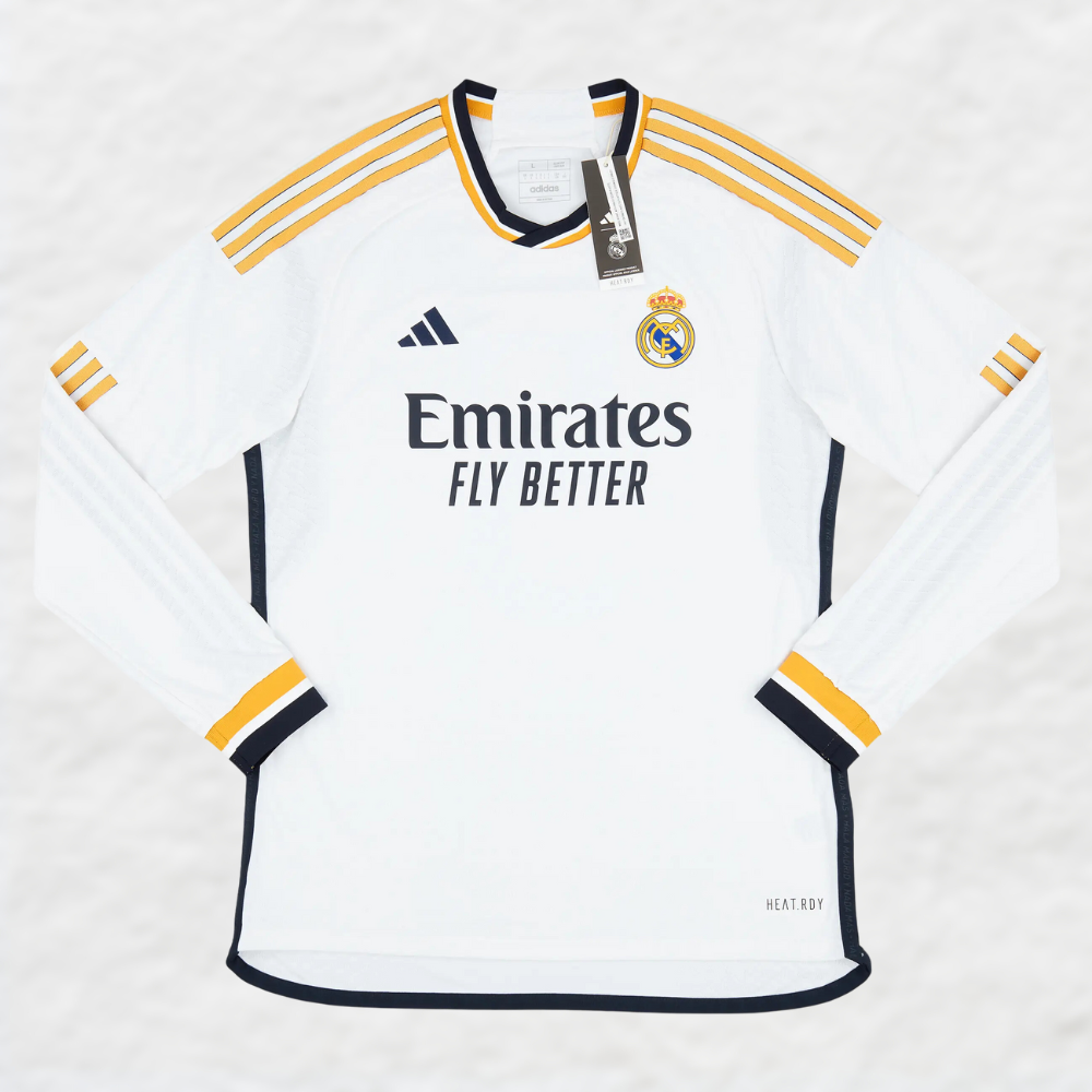 REAL MADRID 2023/24 HOME KIT LONG SLEEVE