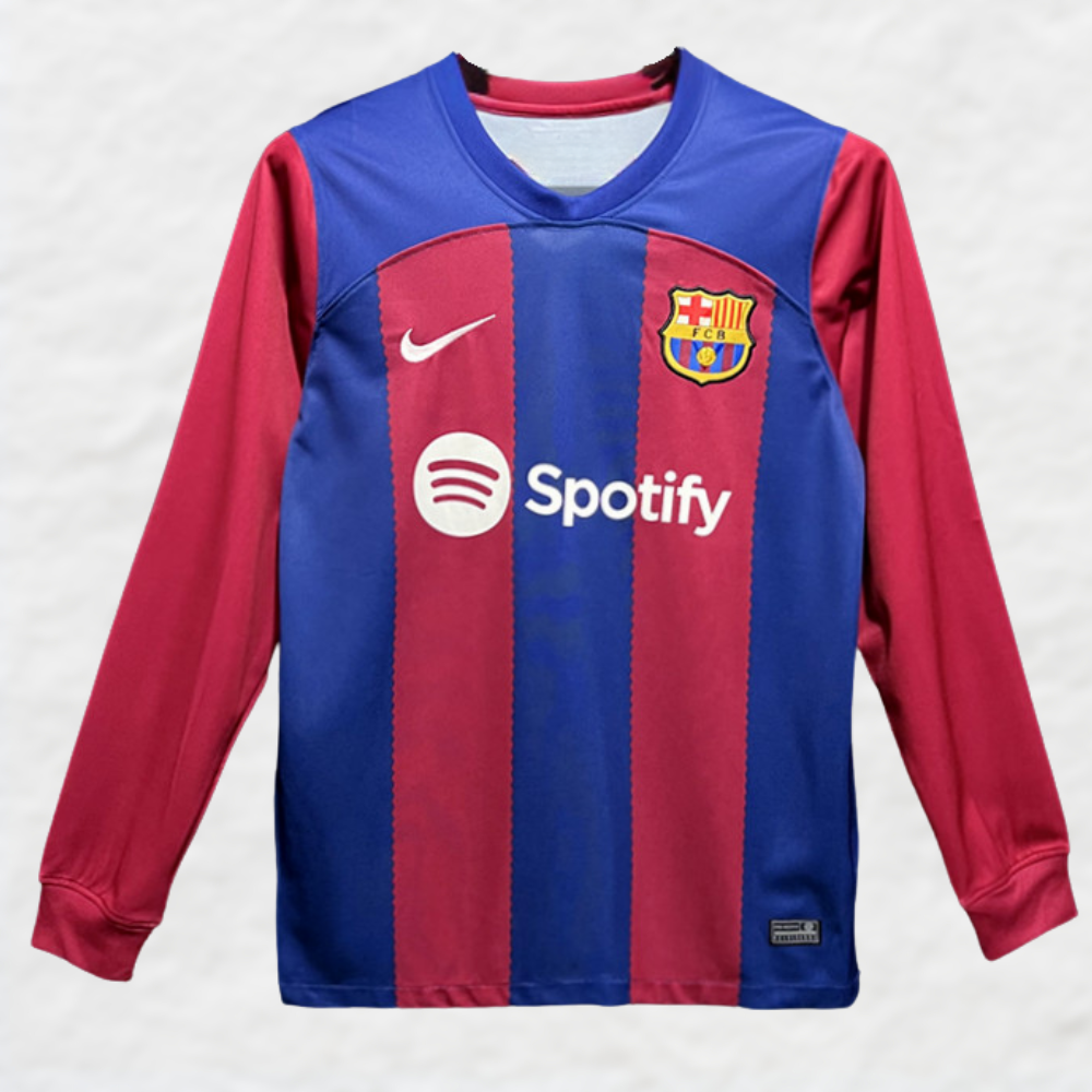 BARCELONA 2023/24 HOME KIT LONG SLEEVE