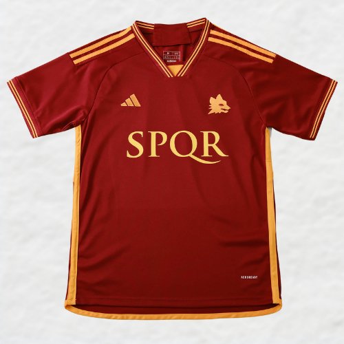 AS ROMA 2023/24 HOME SHIRT - Shirt - False9Fits