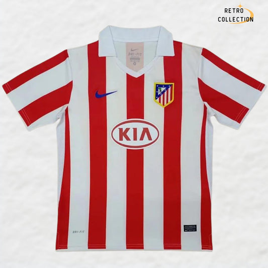 ATLETICO MADRID 2010/11 HOME RETRO SHIRT - Shirt - False9Fits