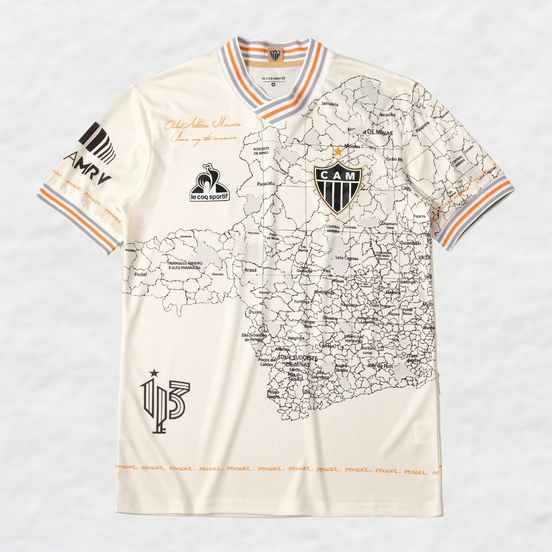 ATHLETICO MINIERO 'COMMERATIVE MAP' 2021/22 SHIRT - Shirt - False9Fits