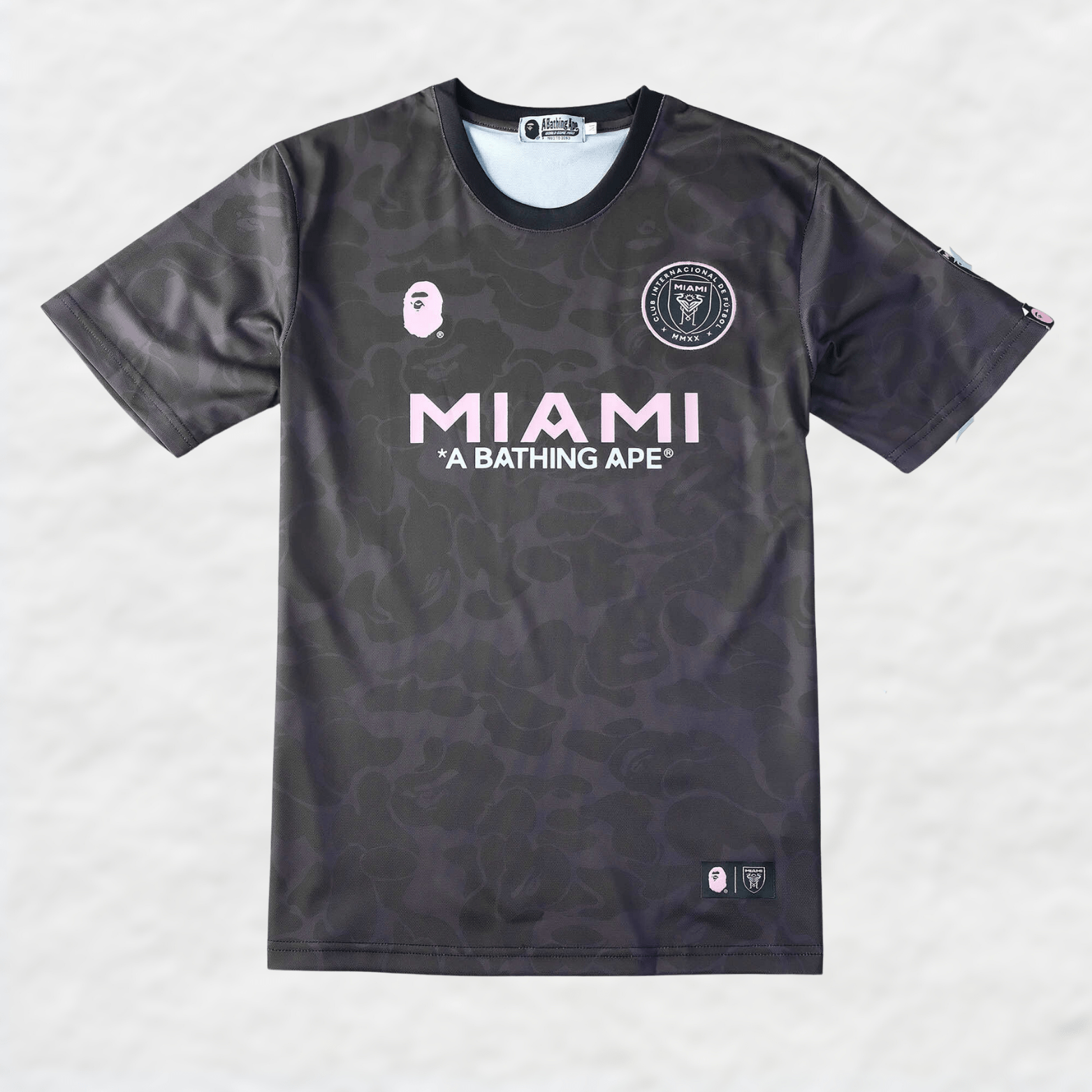 BAPE X INTER MIAMI 23/24 BLACK CAMO JERSEY - False9Fits