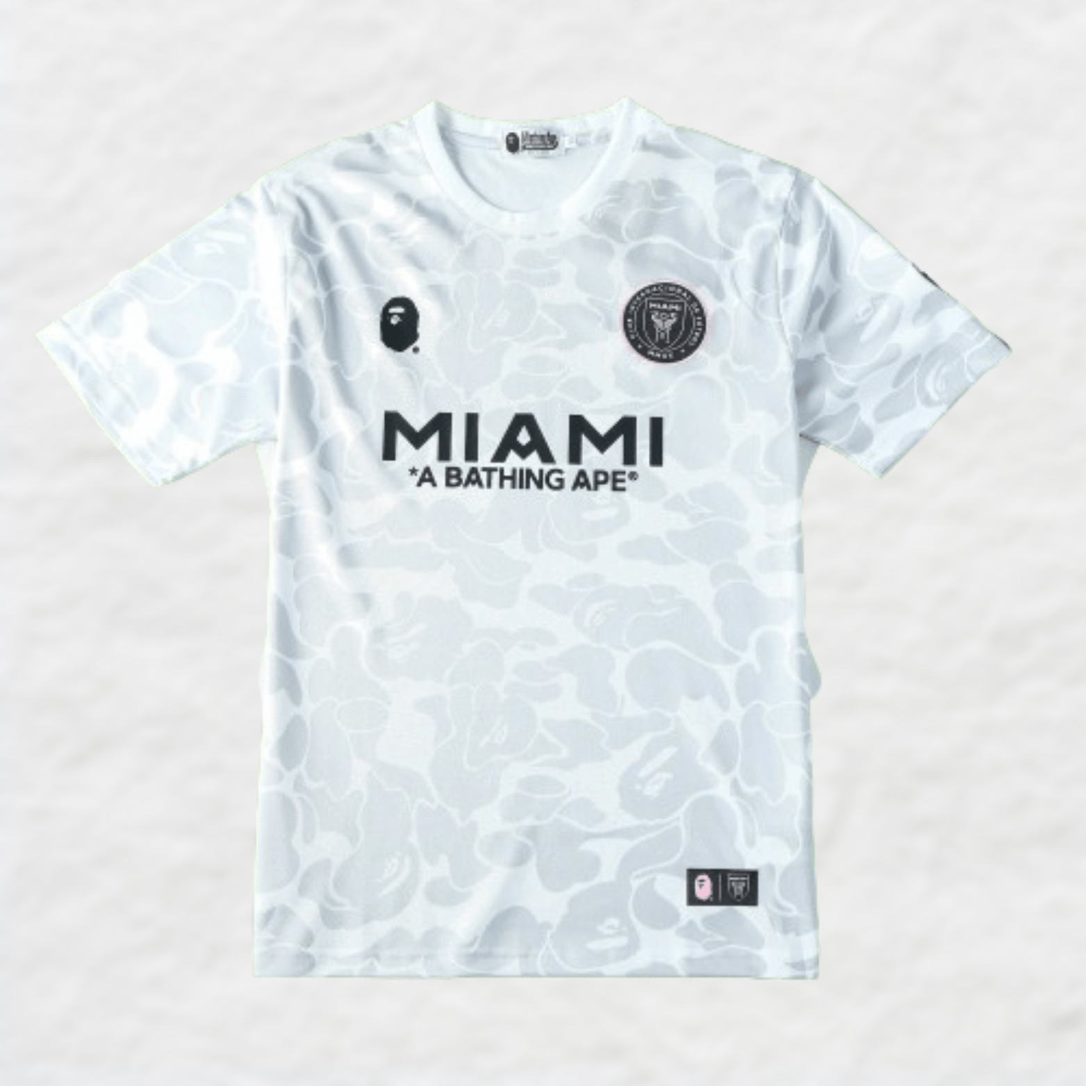 BAPE X INTER MIAMI 23/24 WHITE CAMO JERSEY - False9Fits