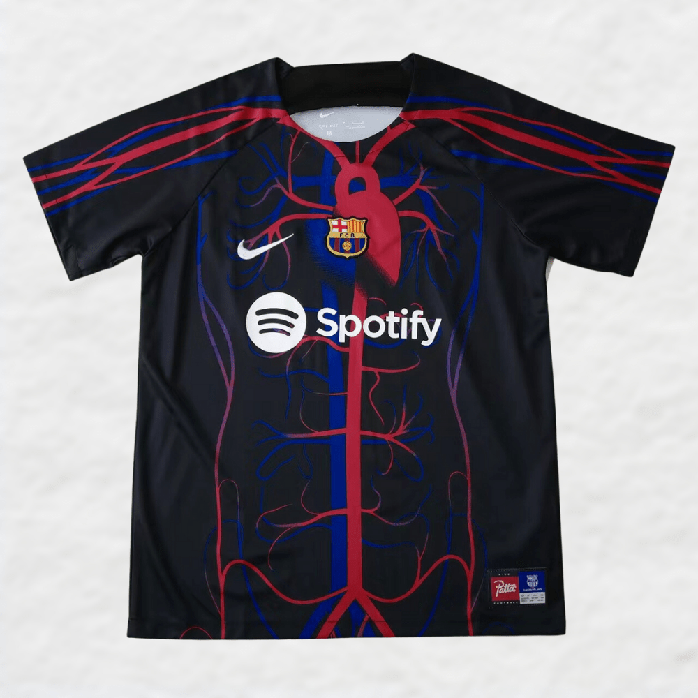 BARCELONA X PATTA 2023/24 'CULERS DEL MON' TRAINING SHIRT - Shirt - False9Fits