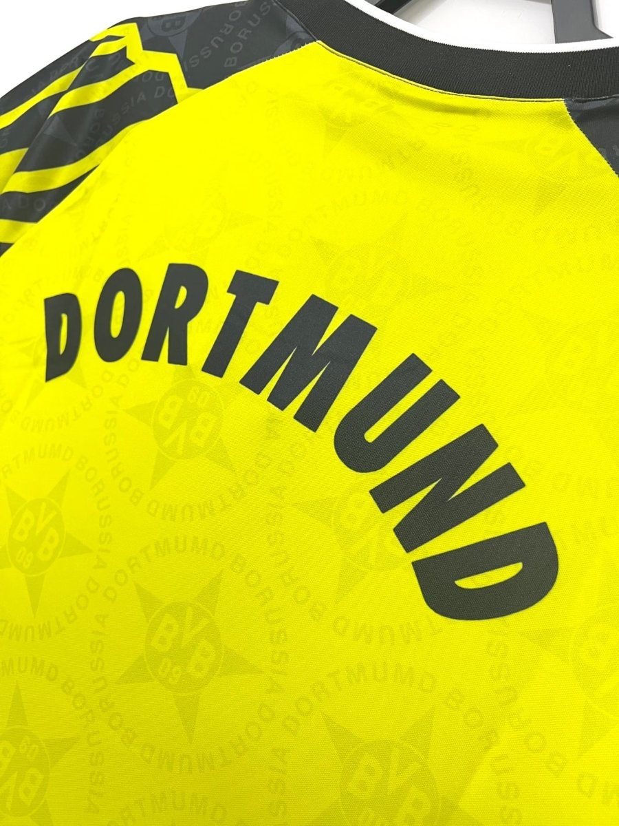 BORUSSIA DORTMUND 1994/95 HOME RETRO SHIRT - Shirt - False9Fits