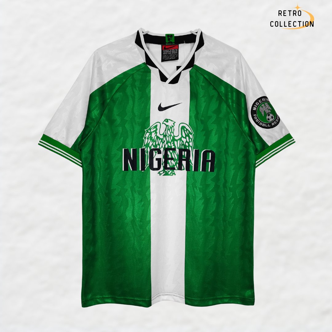 NIGERIA 1996 HOME RETRO SHIRT - Shirt - False9Fits