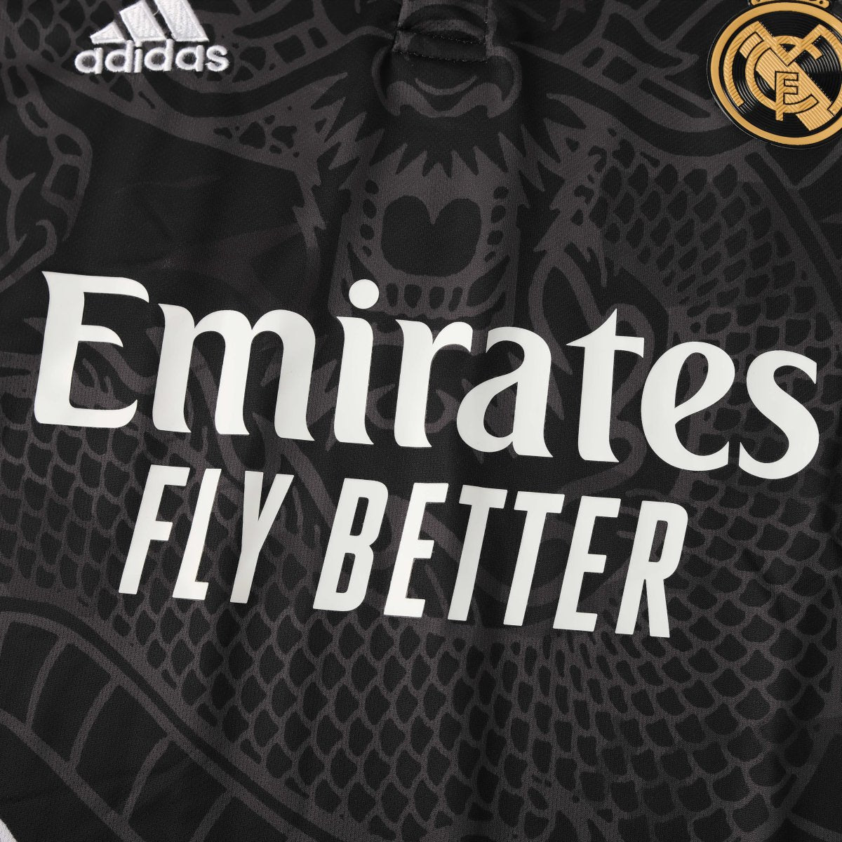 REAL MADRID 2023/24 'DRAGON' SPECIAL EDITION (BLACK) SHIRT - Shirt - False9Fits